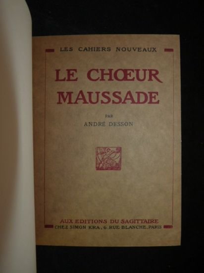 Le choeur maussade