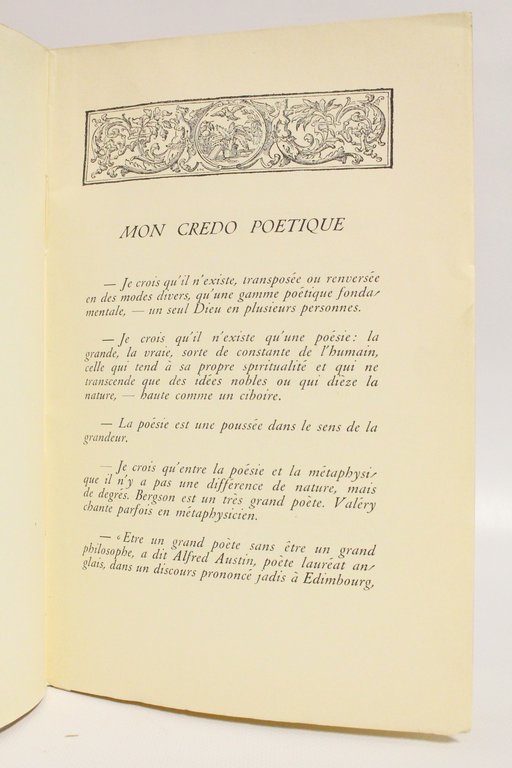 Le clair matin sourit. Poèmes précédés de Mon credo poétique