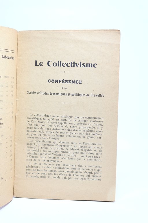 Le collectivisme