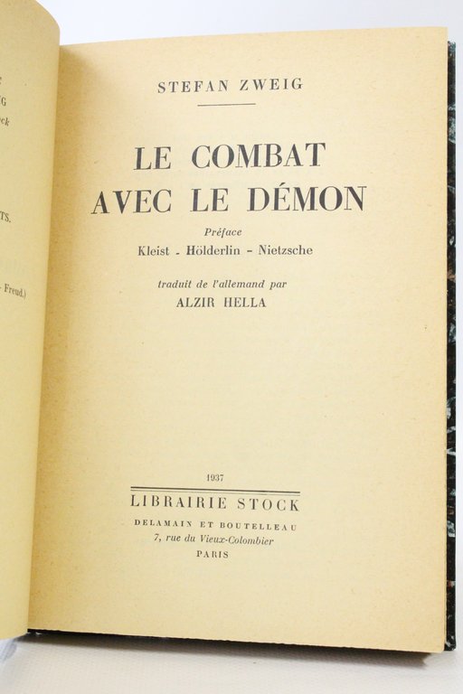 Le combat avec le démon
