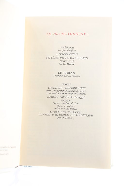 Le Coran