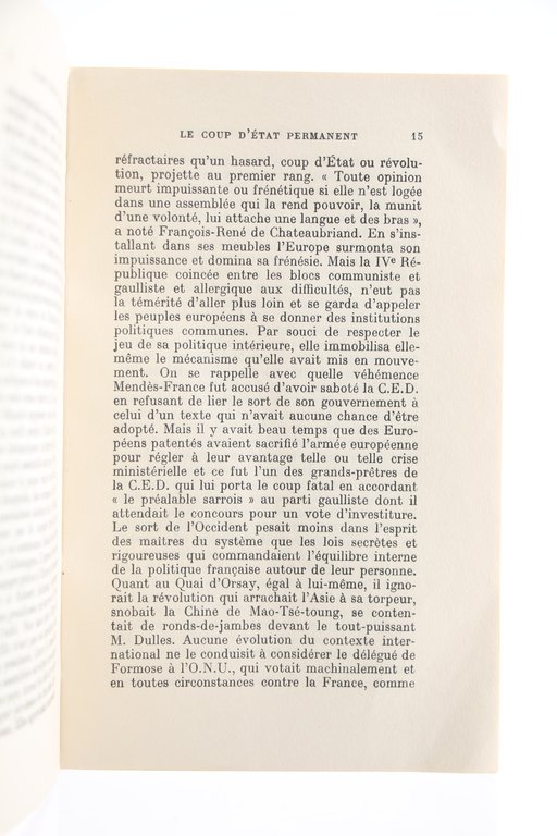 Le Coup d'Etat permanent