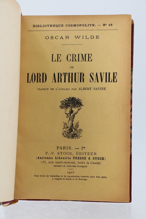 Le crime de lord Arthur Savile