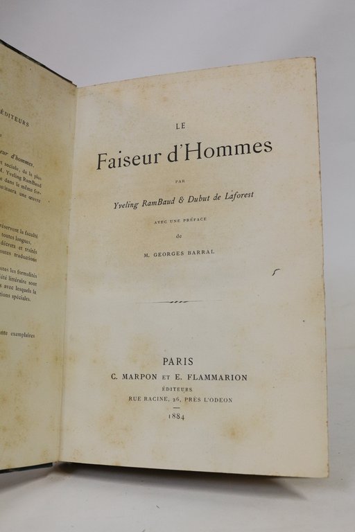 Le faiseur d'hommes