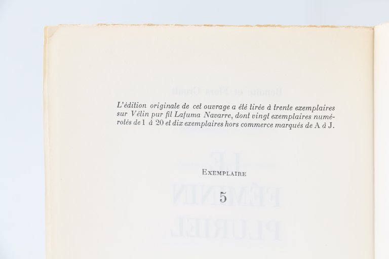 Le Féminin pluriel