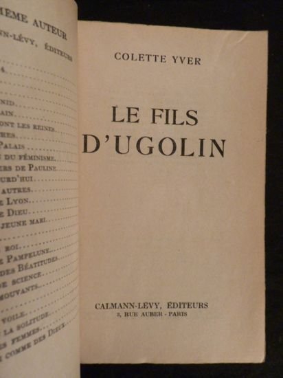 Le fils d'Ugolin