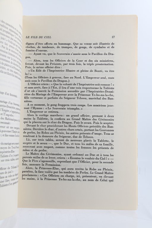 Le Fils du Ciel. Chroniques des Jours souverains