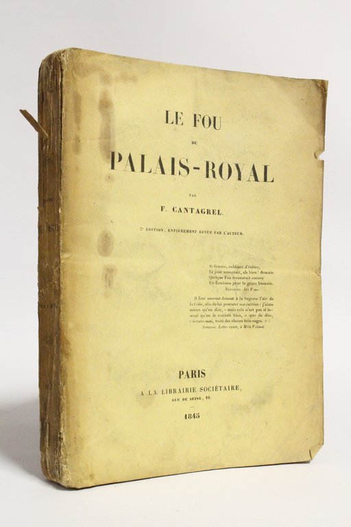 Le fou du Palais-Royal
