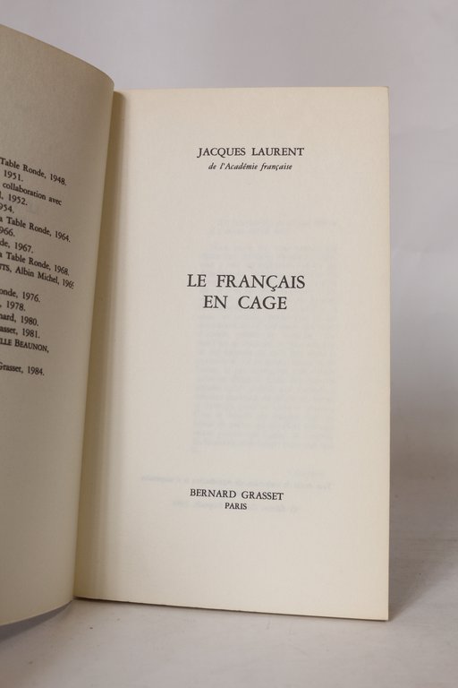 Le français en cage