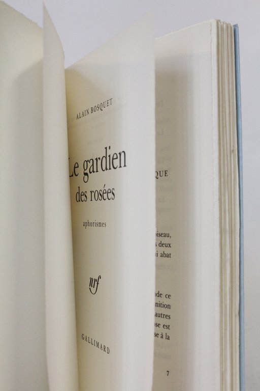 Le gardien des rosées, aphorismes