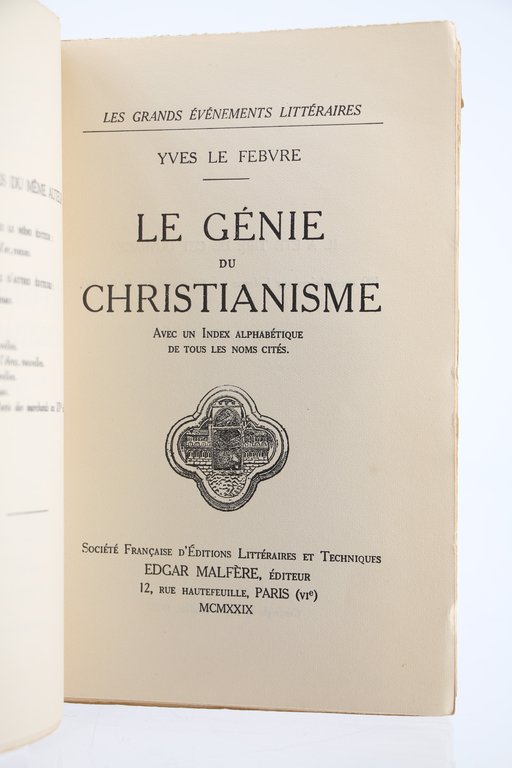 Le Génie du Christianisme