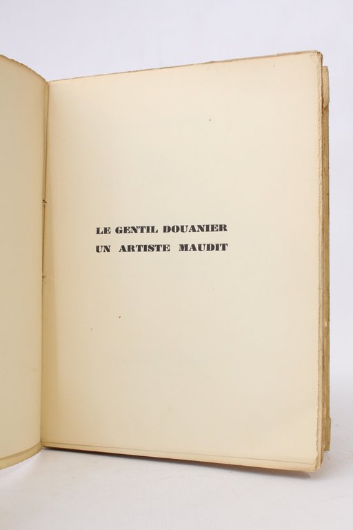 Le gentil Douanier et un artiste maudit