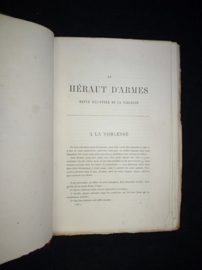 Le Héraut d'armes : revue illustrée de la noblesse