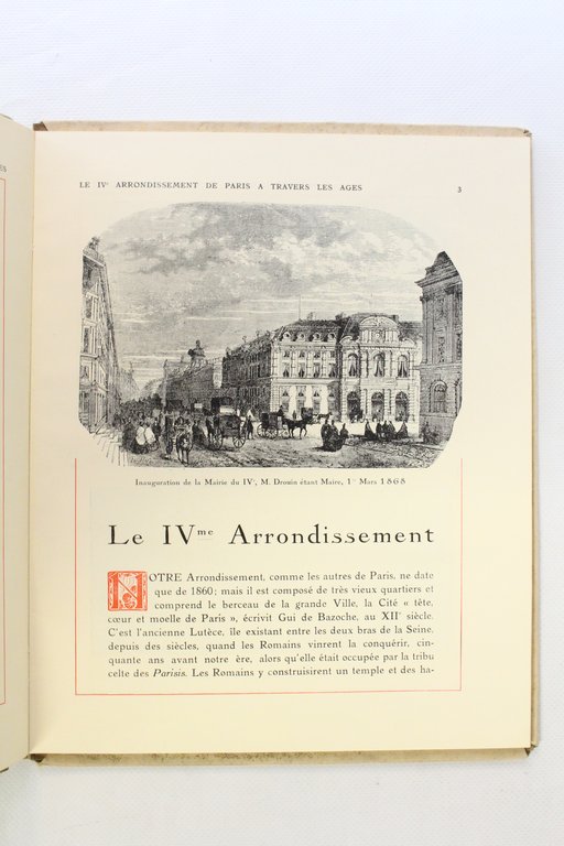 Le IVème arrondissement de Paris à travers les âges