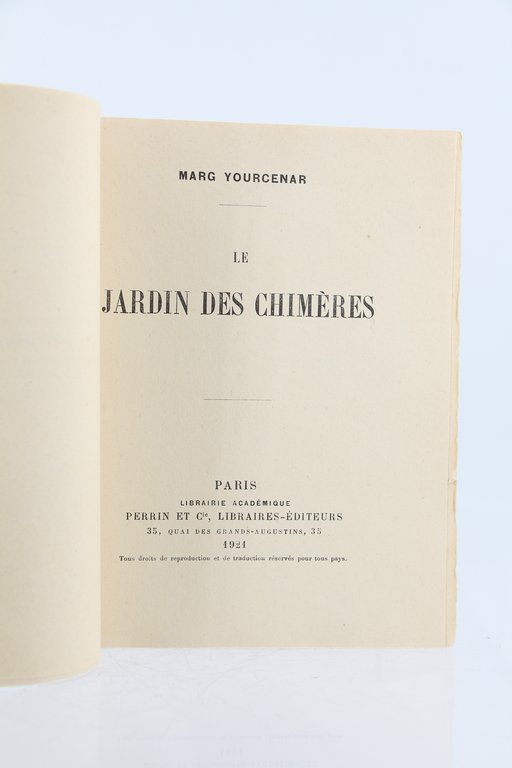 Le jardin des chimères