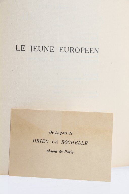 Le jeune européen