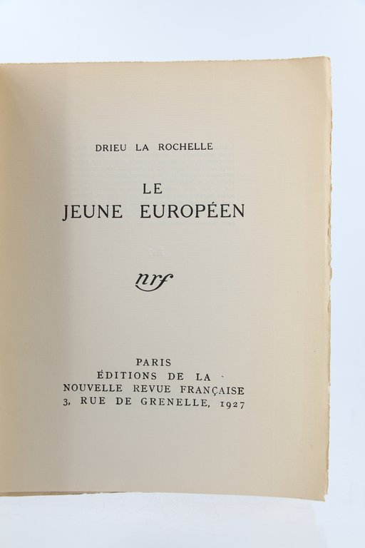 Le jeune européen