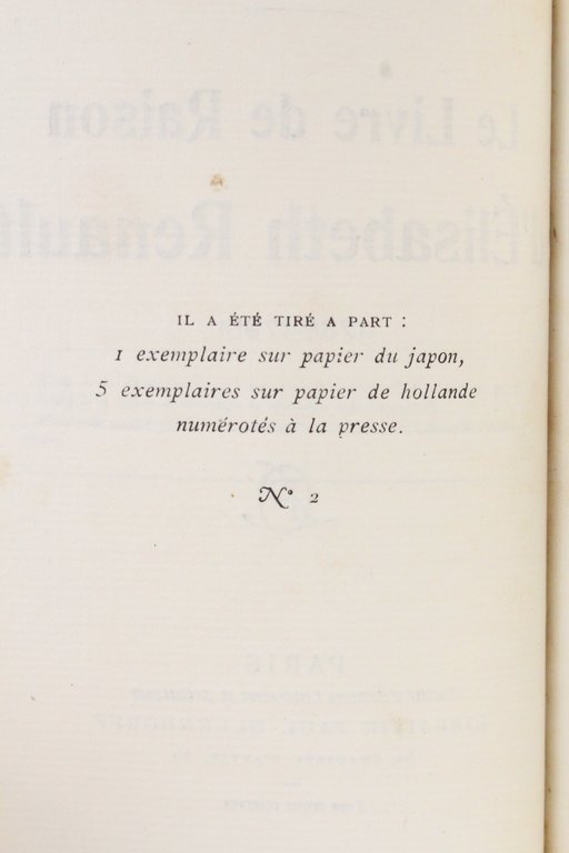 Le livre de raison d'Elisabeth Renault 1789-1795