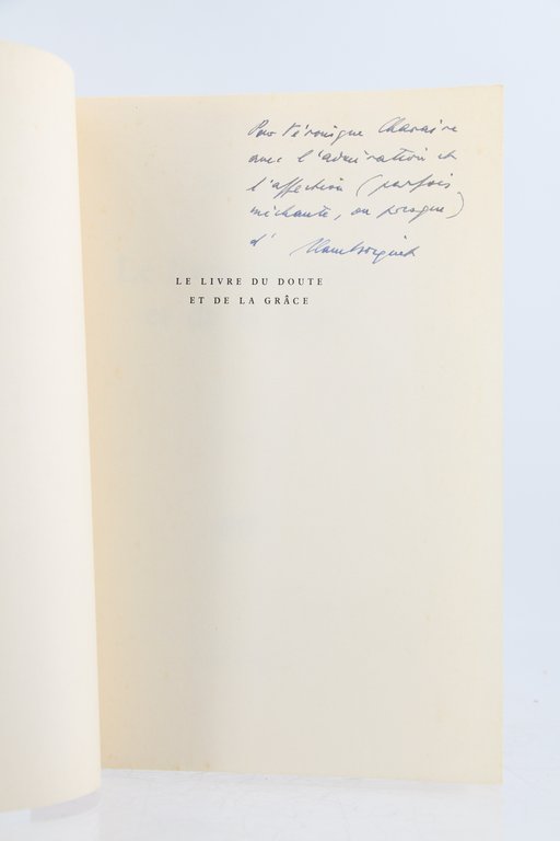 Le livre du doute et de la grâce