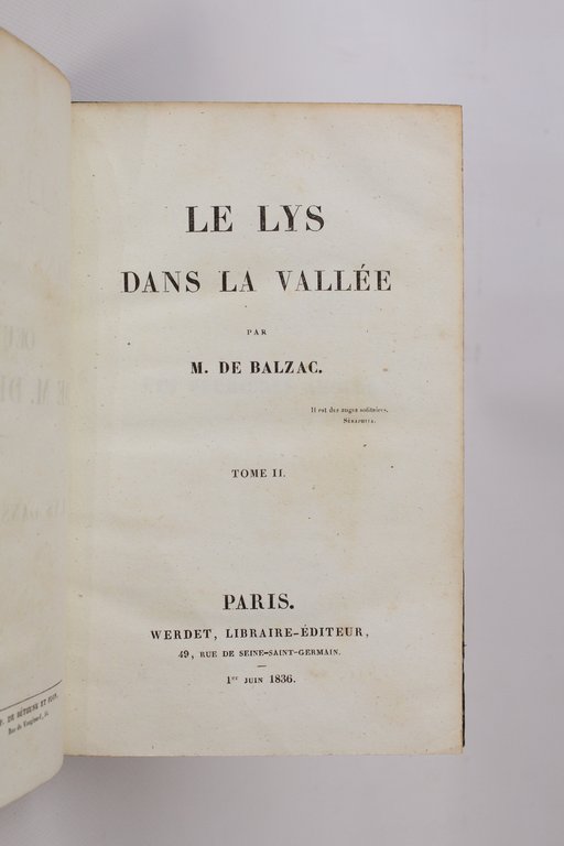 Le lys dans la vallée