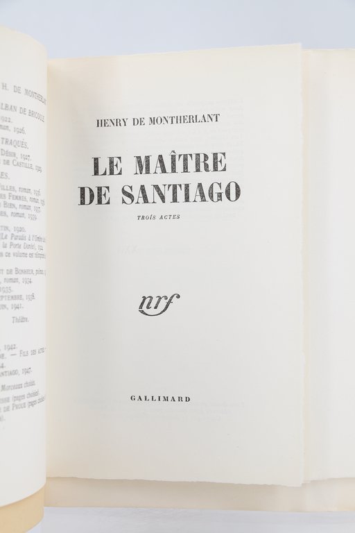 Le maître de Santiago