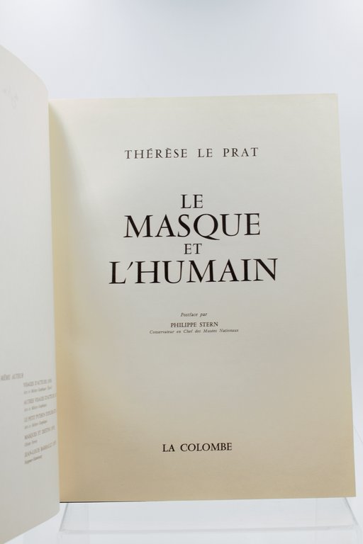 Le masque et l'humain