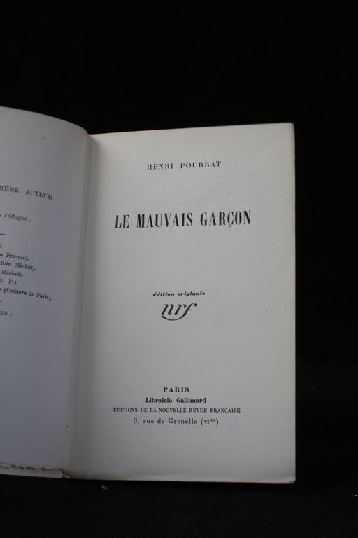 Le mauvais garçon