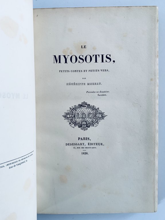 Le myosotis, petits contes et petits vers
