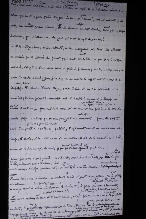 Le mythe de Giraudoux. Manuscrit autographe et tapuscrit complets.