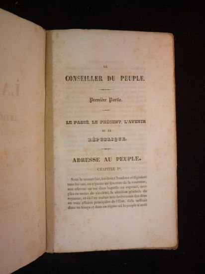 Le passé, le présent, l'avenir de la République