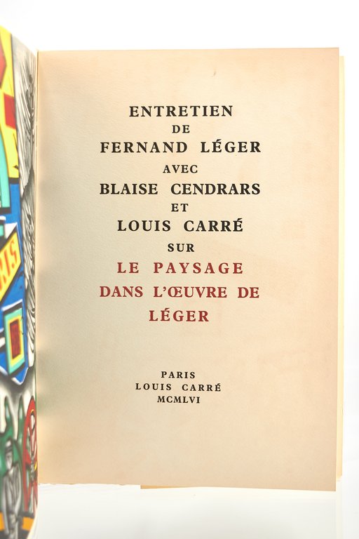 Le paysage dans l'oeuvre de Léger