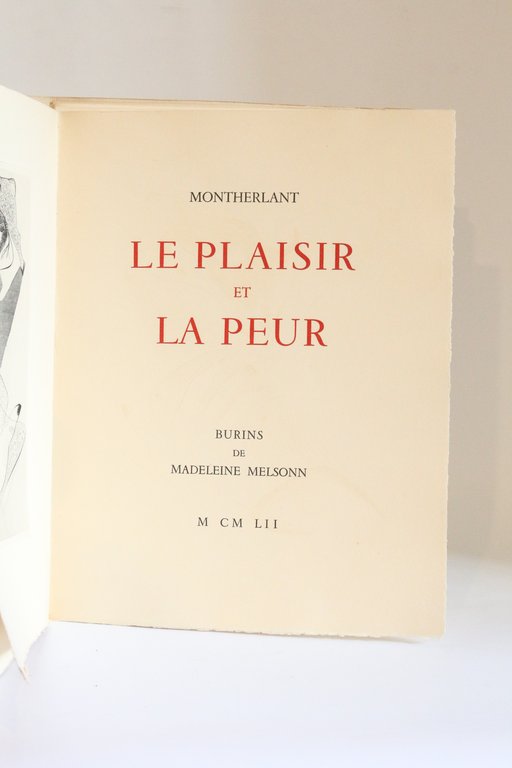Le plaisir et la peur