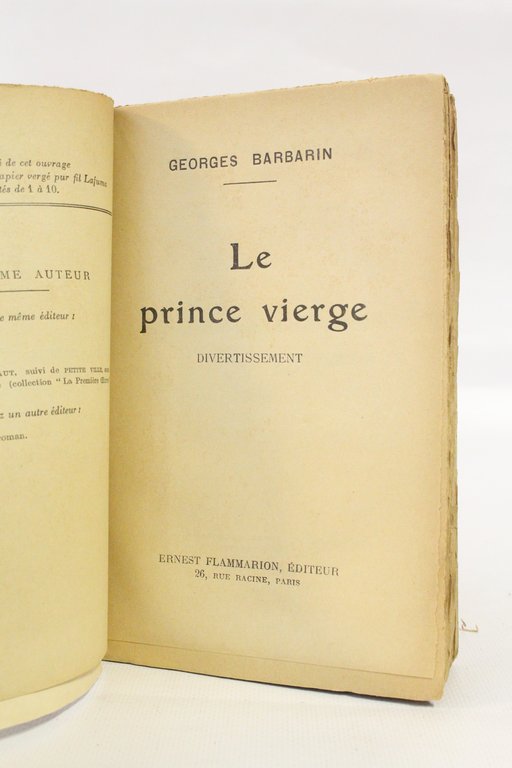 Le prince vierge