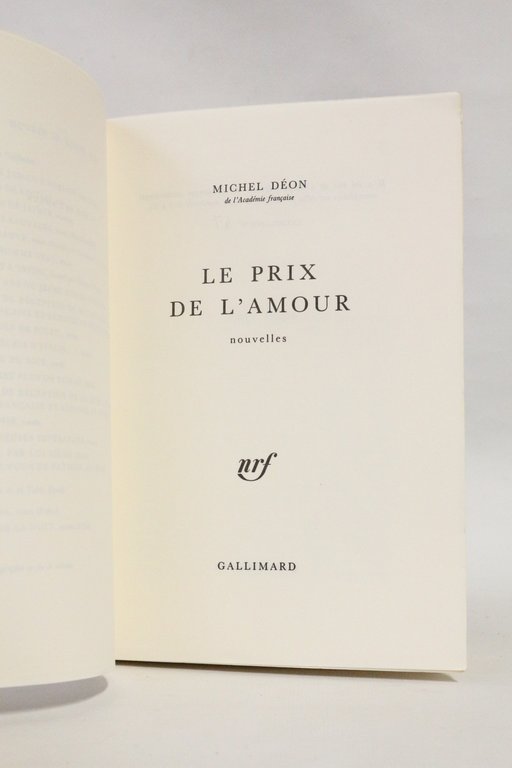 Le prix de l'amour