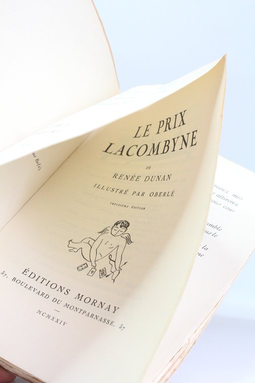 Le prix Lacombyne