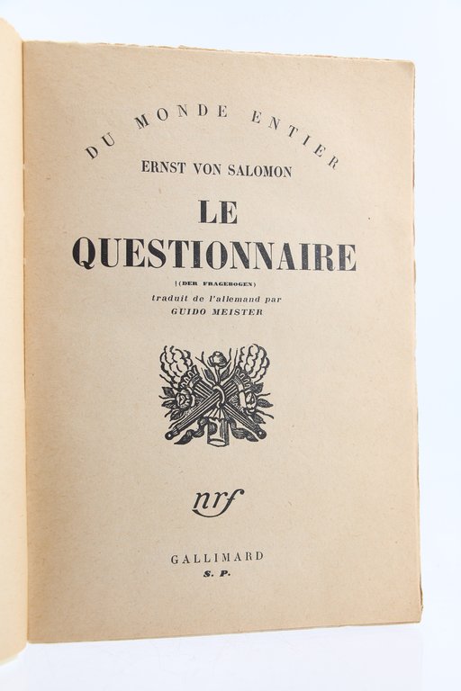 Le Questionnaire