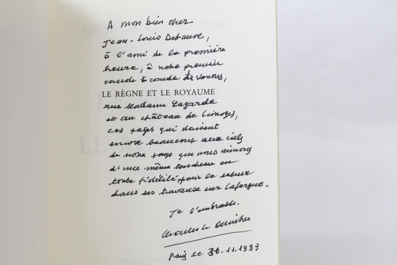 Le règne et le royaume, poèmes