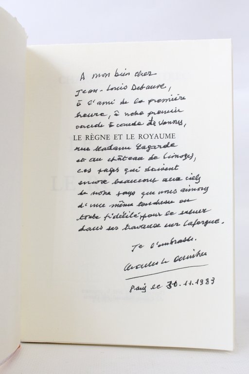 Le règne et le royaume, poèmes