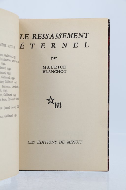 Le ressassement éternel