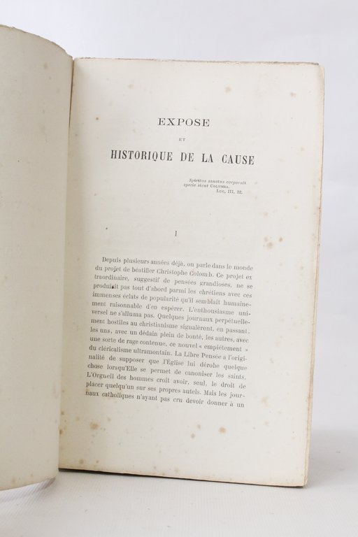 Le révélateur du globe. Christophe Colomb et sa béatification future