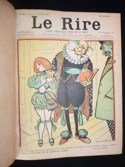 Le Rire du n°313 du 3 novembre 1900 au n°364 …