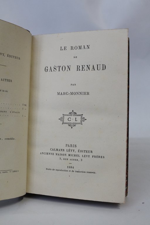 Le roman de Gaston Renaud