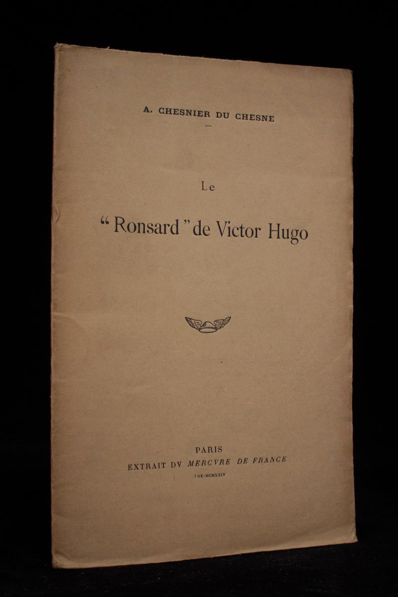 Le "Ronsard" de Victor Hugo