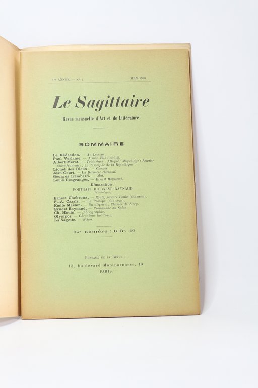 Le sagittaire N°1 de la première année