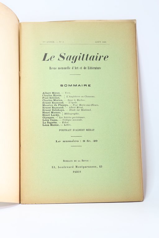 Le sagittaire N°3 de la première année
