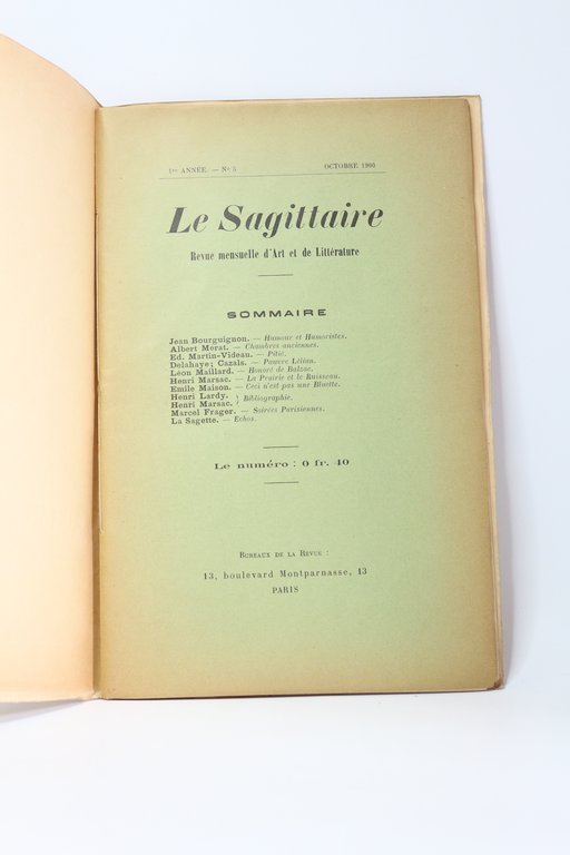 Le sagittaire N°5 de la première année