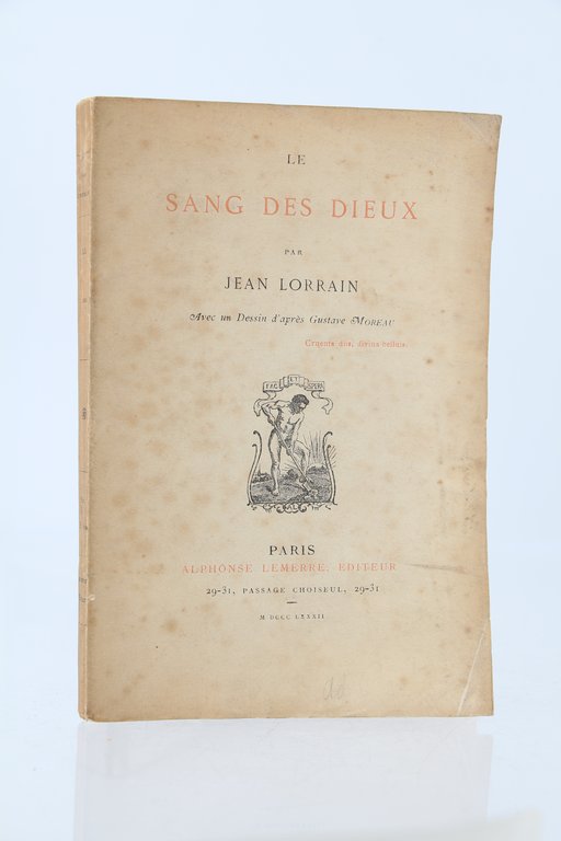 Le sang des dieux