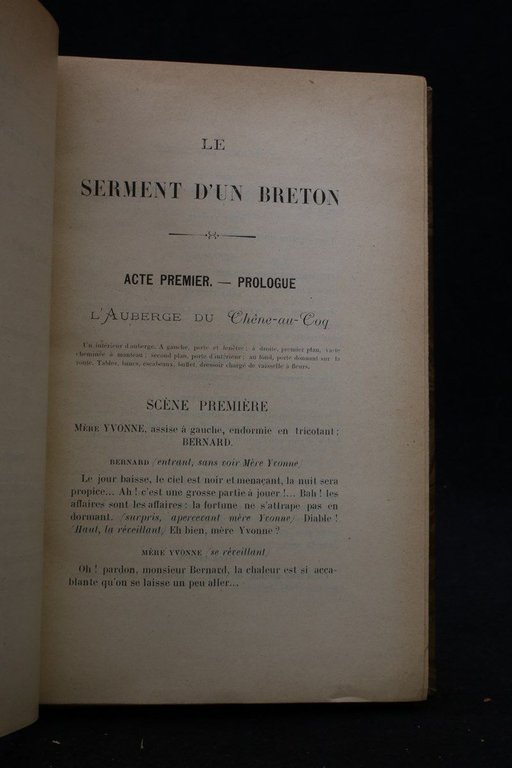 Le serment d'un breton, les réfractaires de 1832. - L'élève …