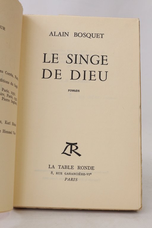 Le singe de Dieu