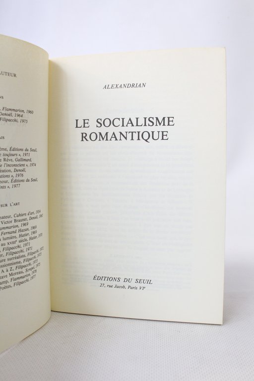 Le socialisme romantique